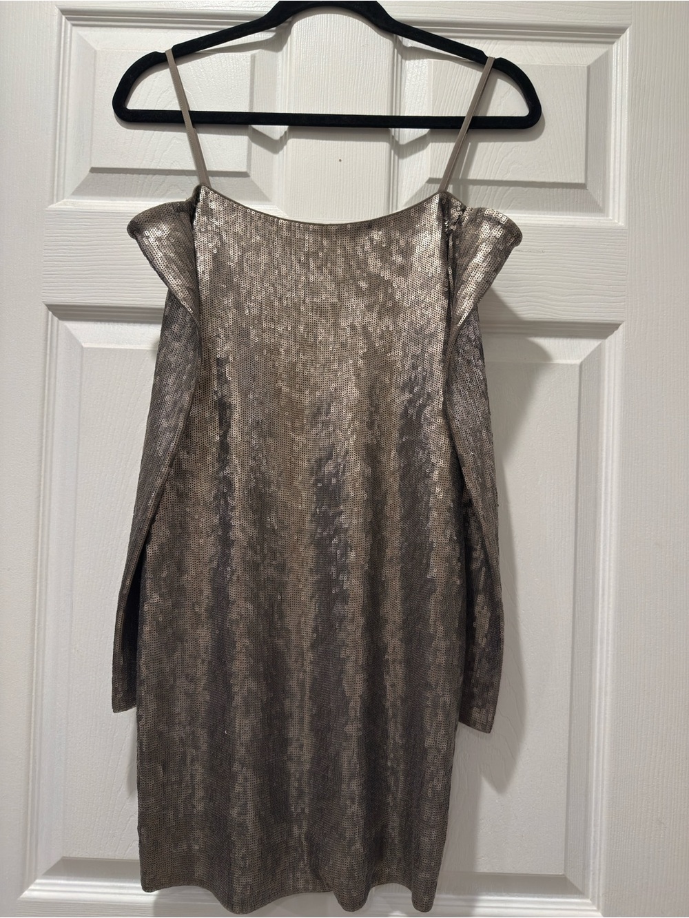 Express gold Sequin Dress